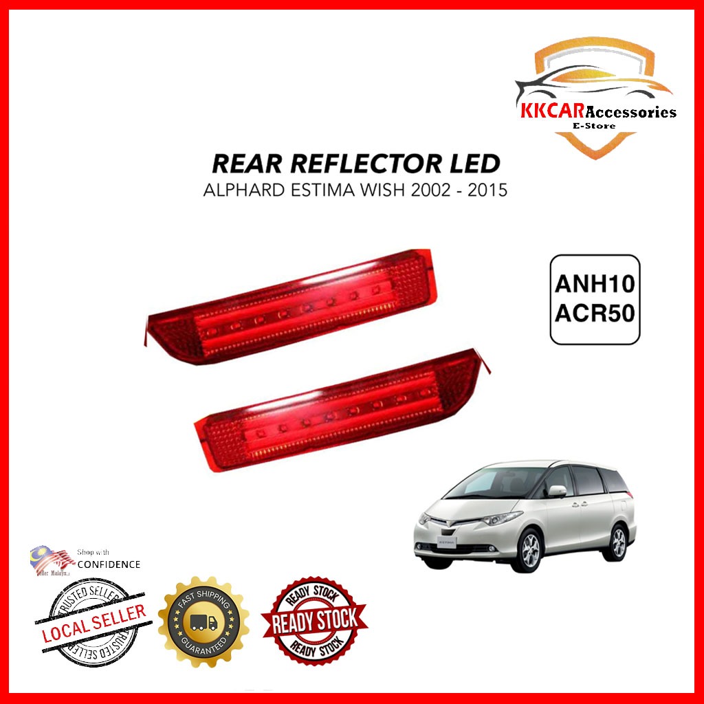 Toyota alphard ANH10 2003 - 2007 ESTIMA ACR50 WISH RAV4 LED Light Bar ...