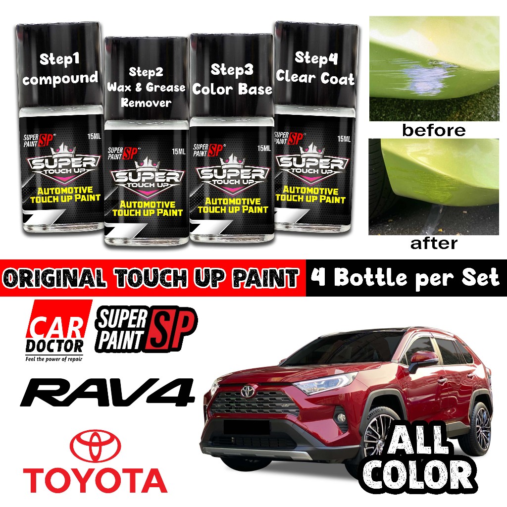 Toyota RAV4 🚗 Original Touch Up Paint Combo Set DIY Scratch Removal ...