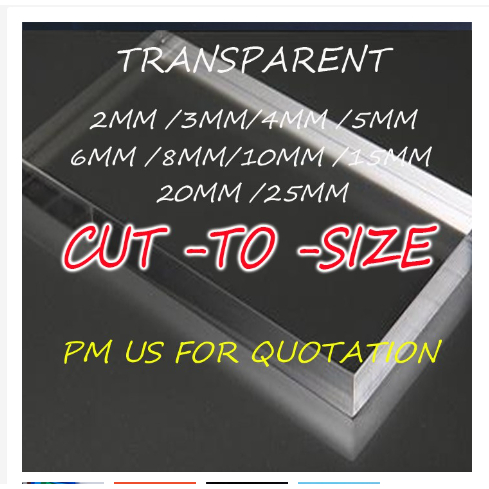Custom Cut Acrylic Sheet (10mm), Custom Cut Transparent Acrylic Board ...