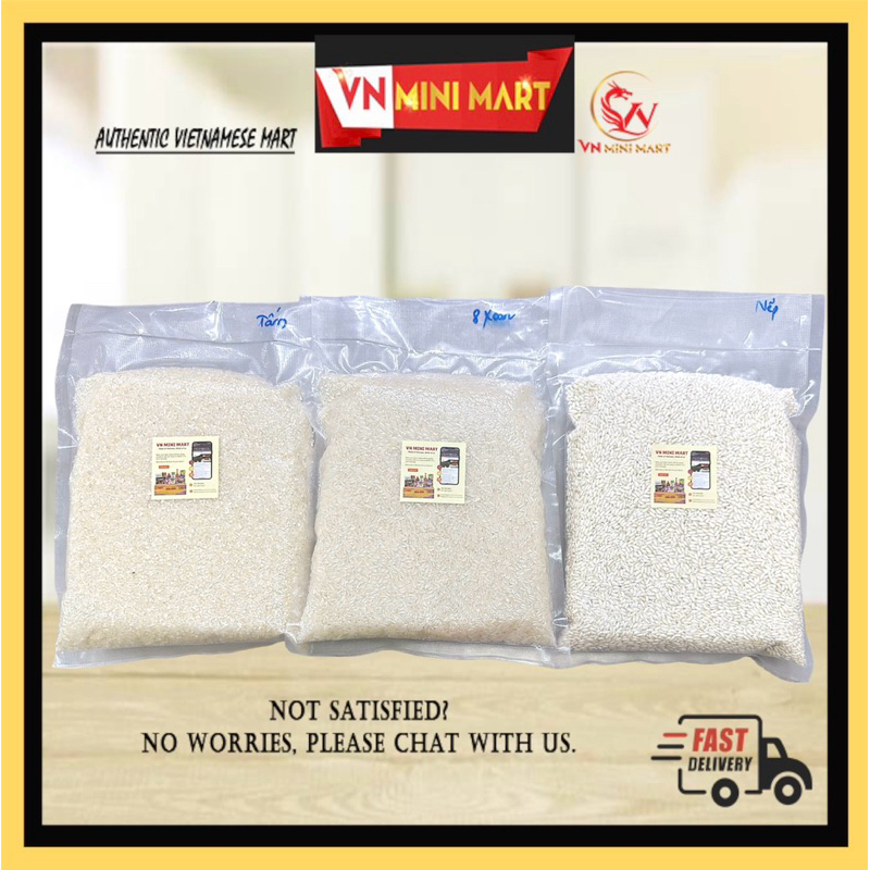 VietNamese Rice/ Sticky Rice - Gạo Tấm - Gạo 8 Xoan Hải Hậu - Gao Nếp ...