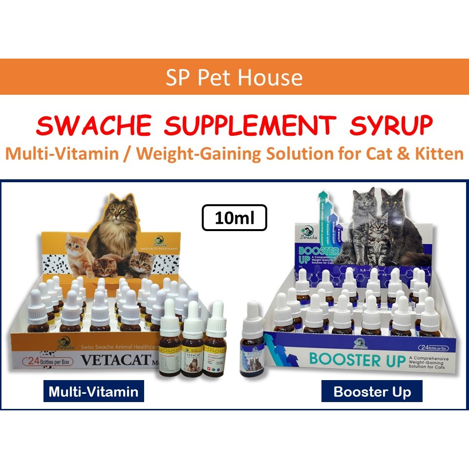 Swache Vetacat Multivitamin / Booster Up WeightGaining Solution Syrup