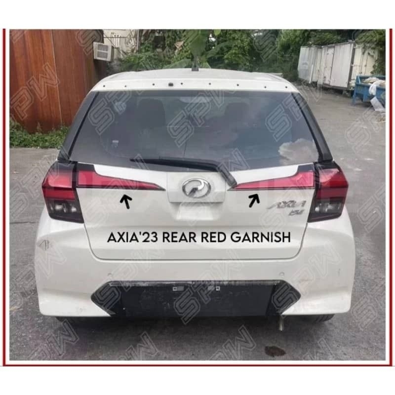 Perodua Axia New 2023 rear trunk reflector | Shopee Malaysia