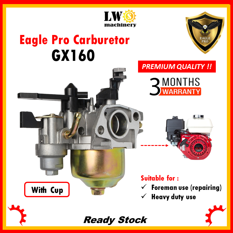 Eagle Pro Heavy Duty Honda GX160 Carburetor 5 5hp 6 5hp 7 0hp GX160 