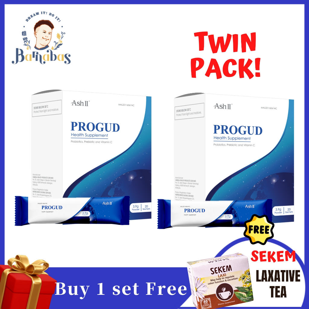 Ash II Progut Friendly Bacteria 益生菌/ NEW FORMULA PROGUD (improved ...