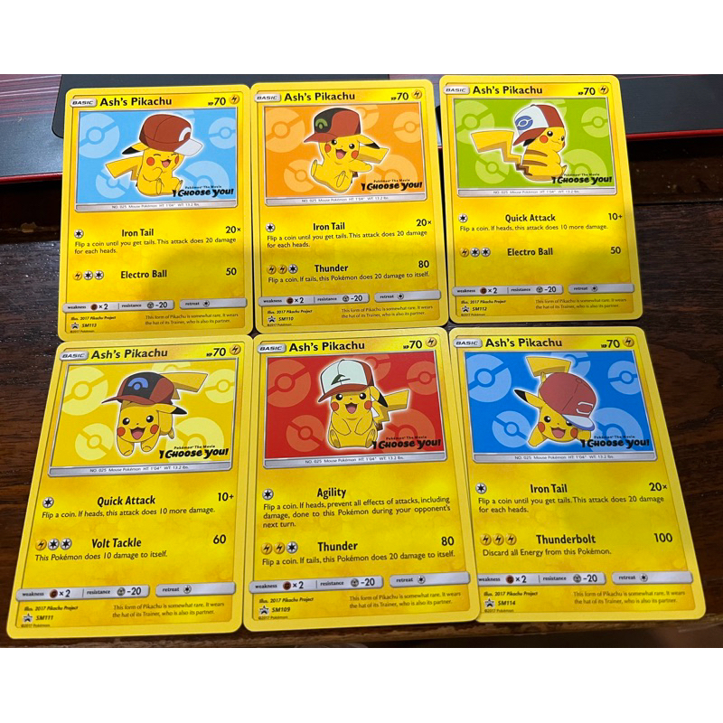 Pokemon Tcg - Ash's Pikachu Promo | Shopee Malaysia