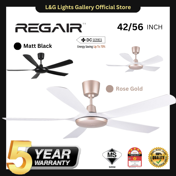 Rose Gold Ceiling Fan Namdo 42/56