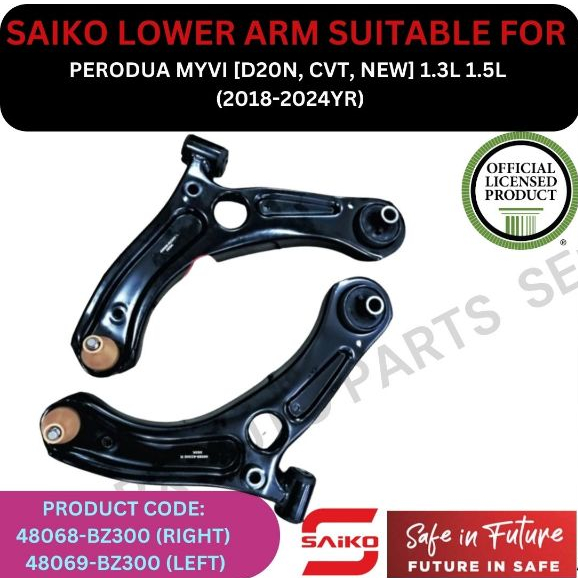 SAIKO GENUINE LOWER ARM (FRONT) FOR PERODUA MYVI [M800, D20N, CVT, NEW ...