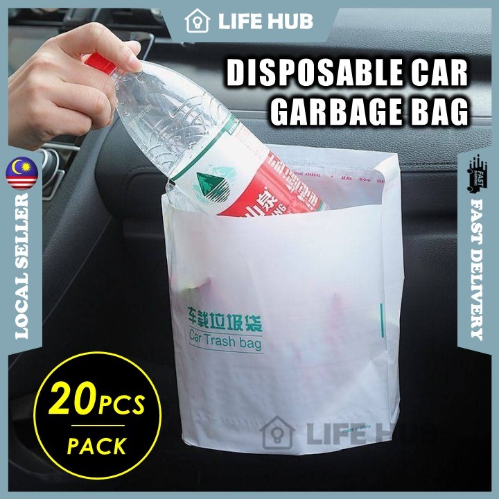40 Pcs Disposable Car Trash Bag - Large Capacity - Car Garbage Bag Hanging From Headrest   Easy To Stick On Leakproof Smellproof Car Trash Can Puke Bags   Ideal For Travel Camping And Home Use P 213650384 - View #12