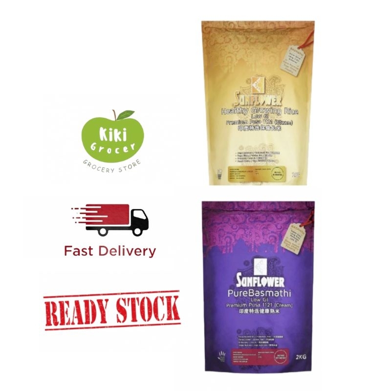 [READY STOCK] Beras Basmati Pusa Sunflower Pure Basmati / Healthy