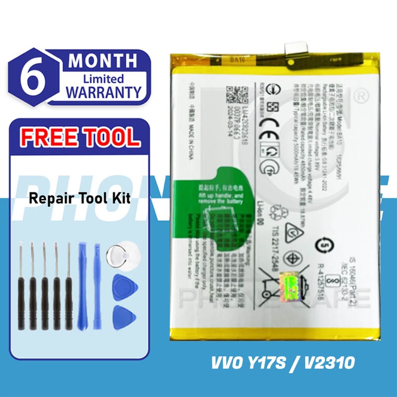Battery Bateri BA10 For Vivo Y17S V2310 (4850mAh) | Shopee Malaysia
