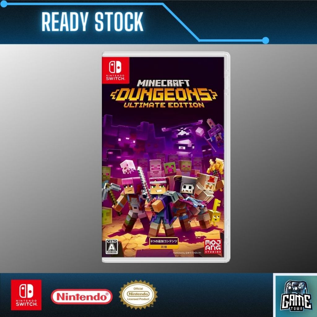 Nintendo Switch Minecraft Dungeons Ultimate Edition 麦块 / 我的世界 地下城 终极版 ...