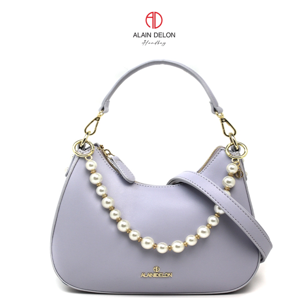 ALAIN DELON LADIES PEARL CHAIN SHOULDER BAG AHB0622PN3MA4 Shopee