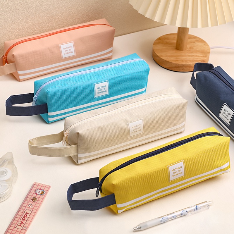 Pencil Bag Large capacity big beg pensel zipper hanger pencil cases ...