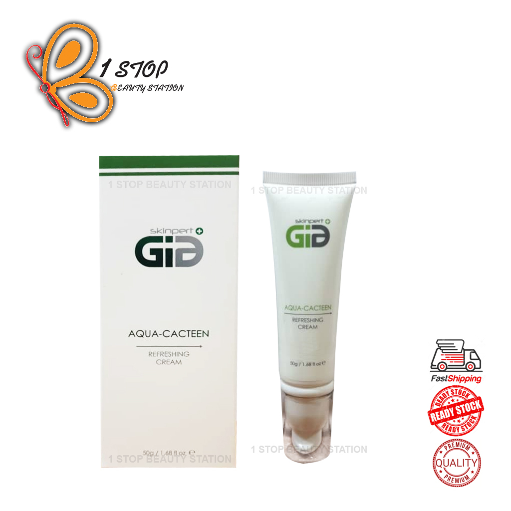 GIA Skinpert AQUA-CACTEEN Refreshing Cream (50g) | Shopee Malaysia