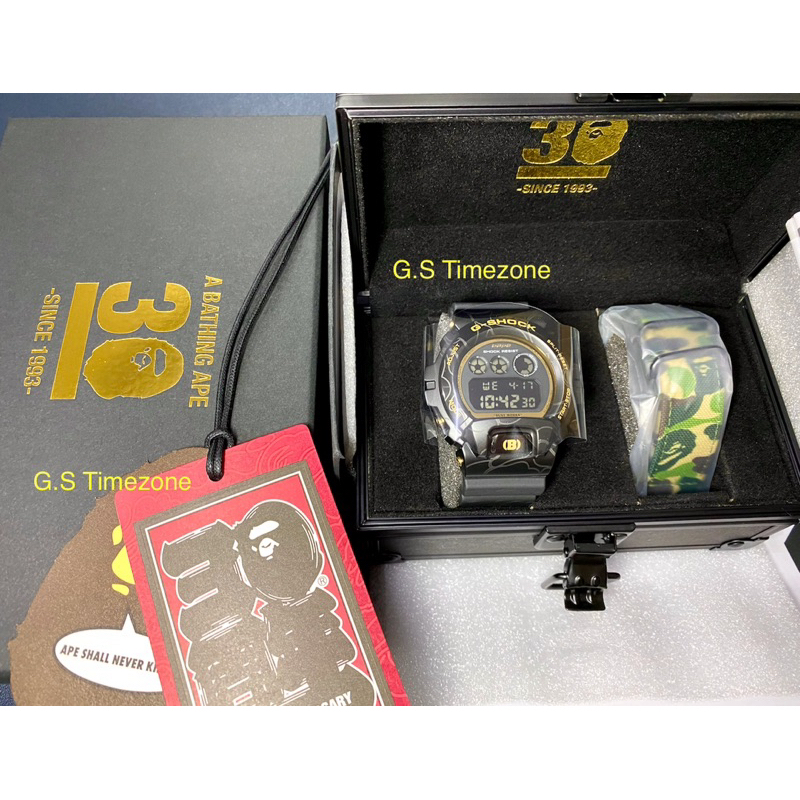 Casio G-Shock GM-6900-1 BAPE / GM-6900 BAPE Collaboration BAPE 30th ...