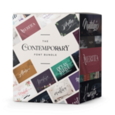 The Contemporary Font Bundle | Shopee Malaysia