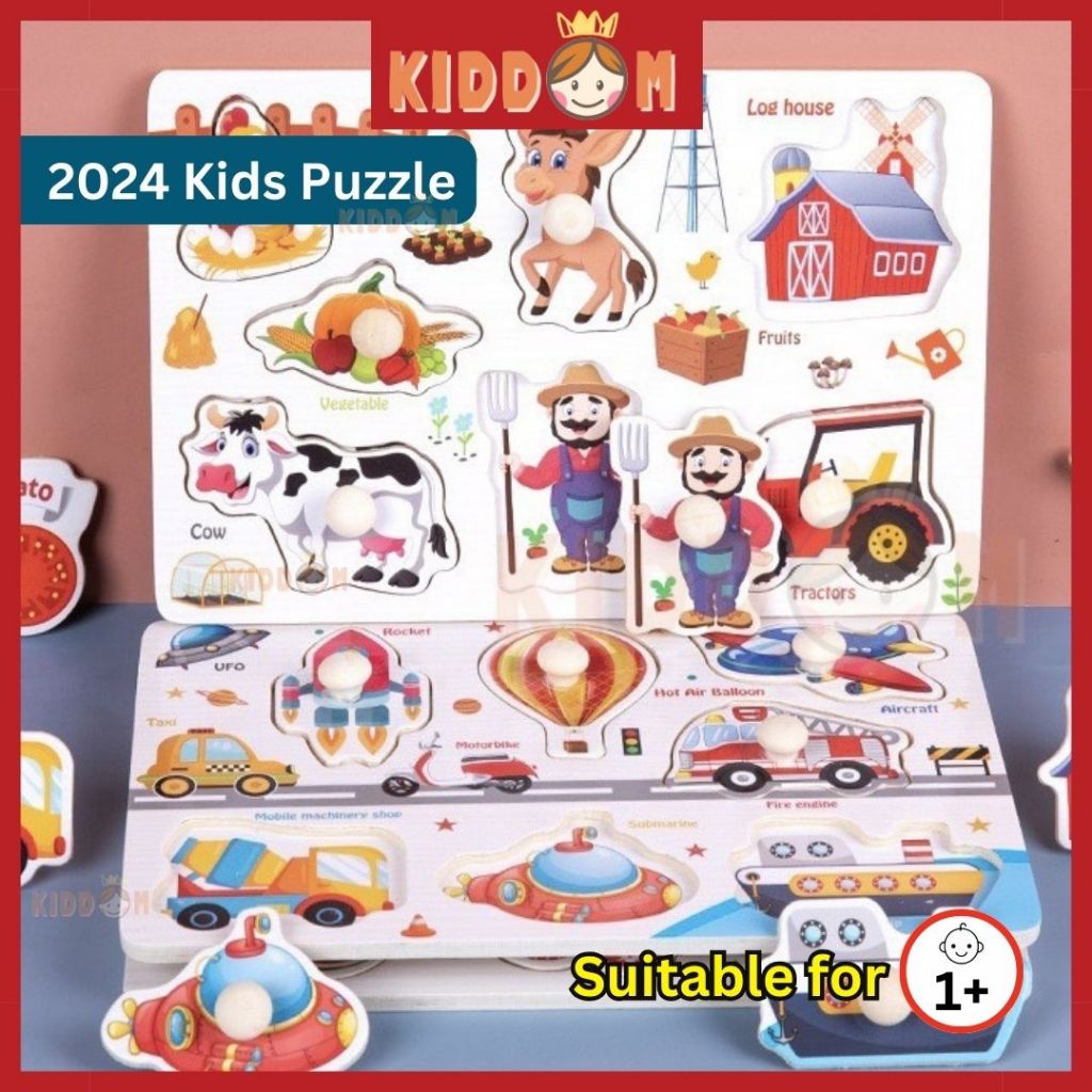 Kids ABC Puzzle Wooden Alphabet kids puzzle wooden jigsaw puzzle baby ...