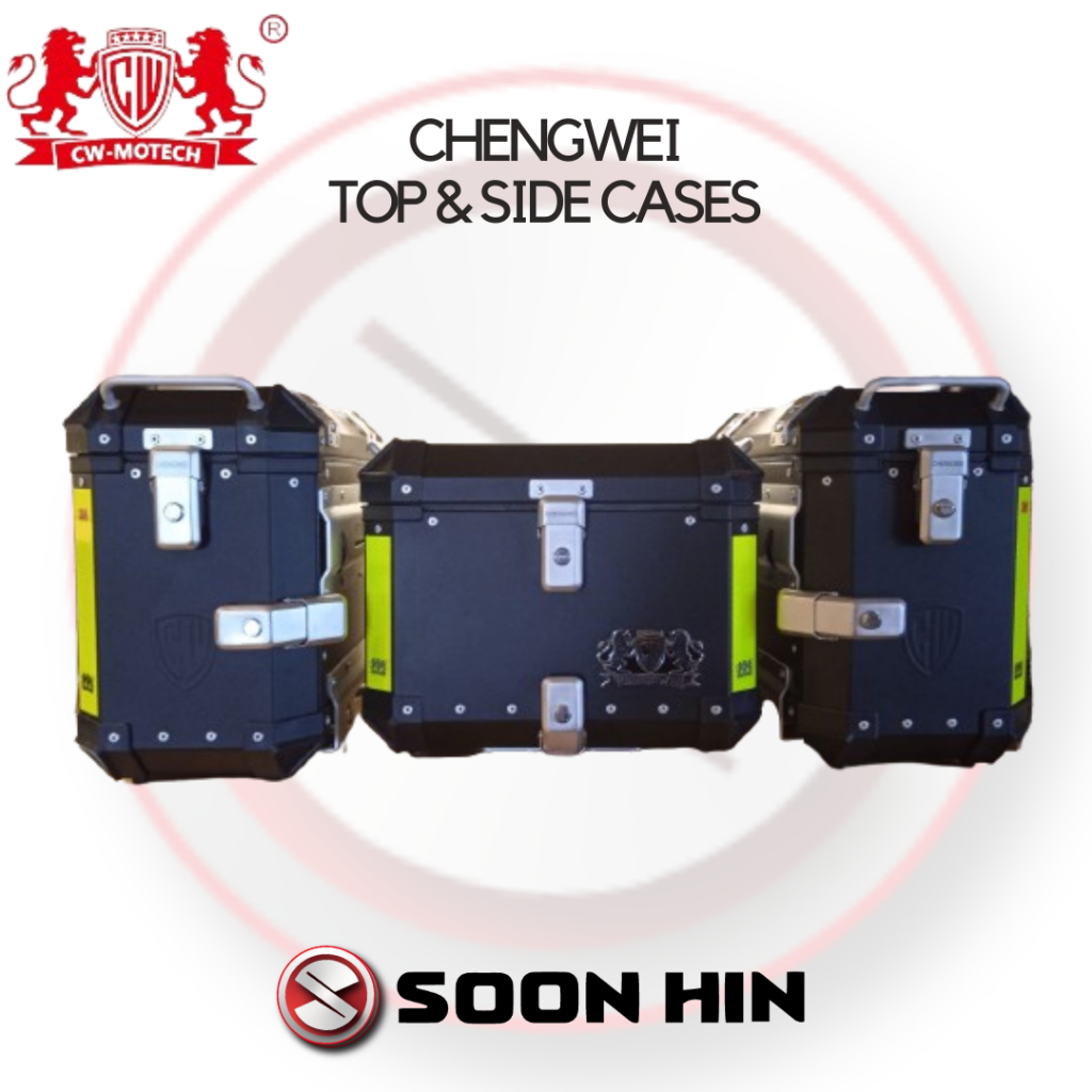 CHENGWEI Aluminium Side Case & Top Box Set [Ready Stock] | Shopee Malaysia
