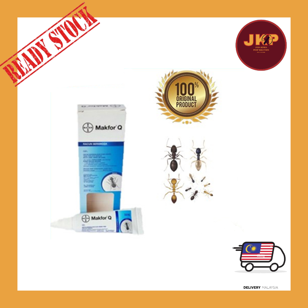 Original Makfor Q Ant Gel Bait / Gel racun semut viral (Bayer) | Shopee ...