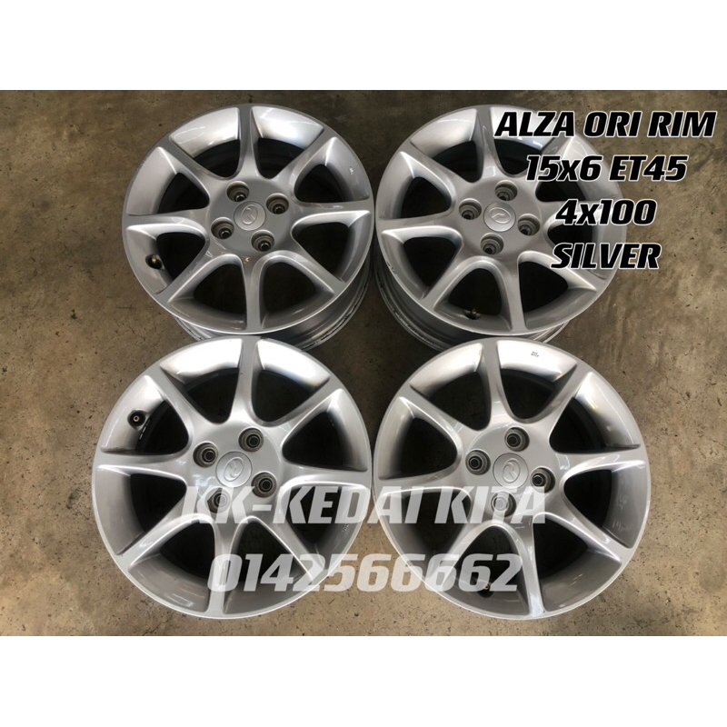 USED PERODUA ALZA ORI RIM 15 INCHI | Shopee Malaysia