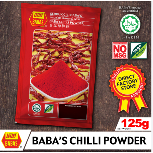 Baba's Chilli Powder (Packing : 125g) | Shopee Malaysia