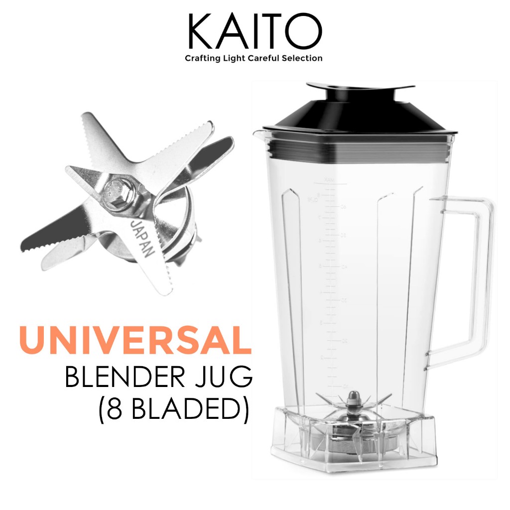 2L Universal High Speed Blender Jug Blender Khind Kenwood Silver Crest