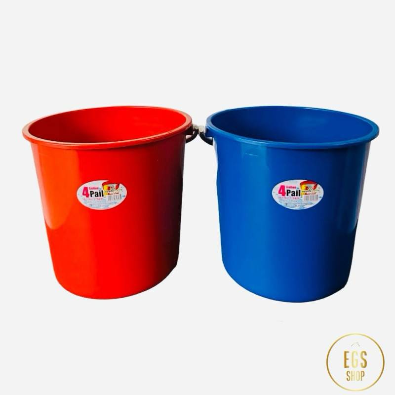 4 Gallon Pail / Baldi / Tong Air / Bucket with Handle/ Water Bucket ...