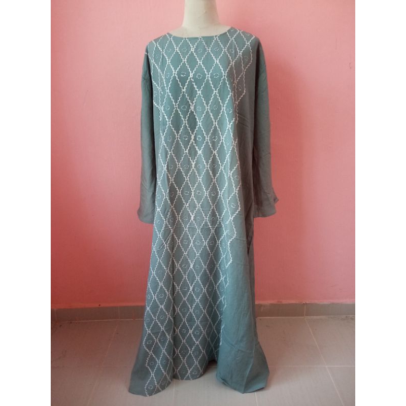 Kaftan Batik Lukis Lengan Panjang Cotton Viscose Item Defect Shopee