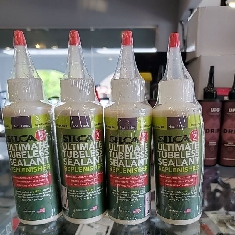 SILCA Tubeless Dichtmittel Für Fahrrad - Dichtet Bis 7,5 Mm Löcher, 6+ Monate Haltbar