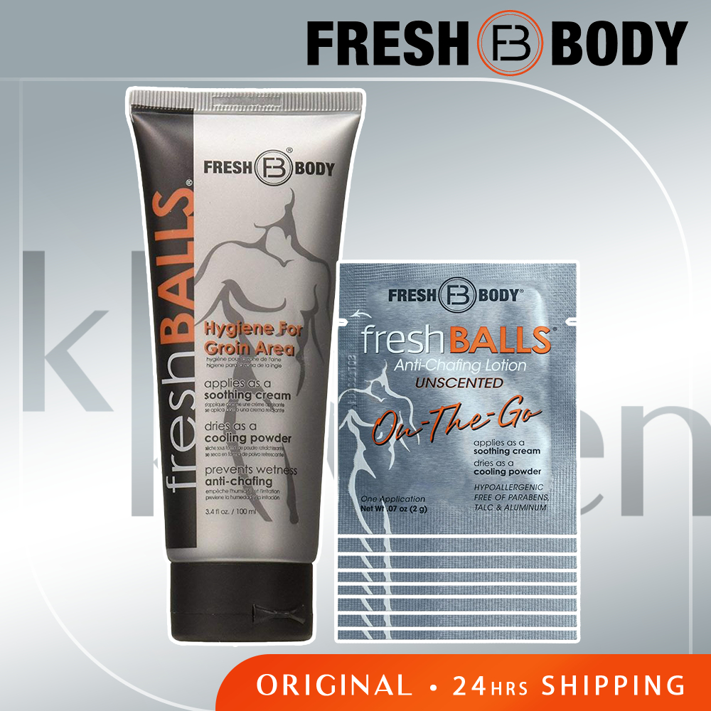 Authentic* Fresh Body FB - Fresh Balls Lotion, Anti-Chafing Men's ...