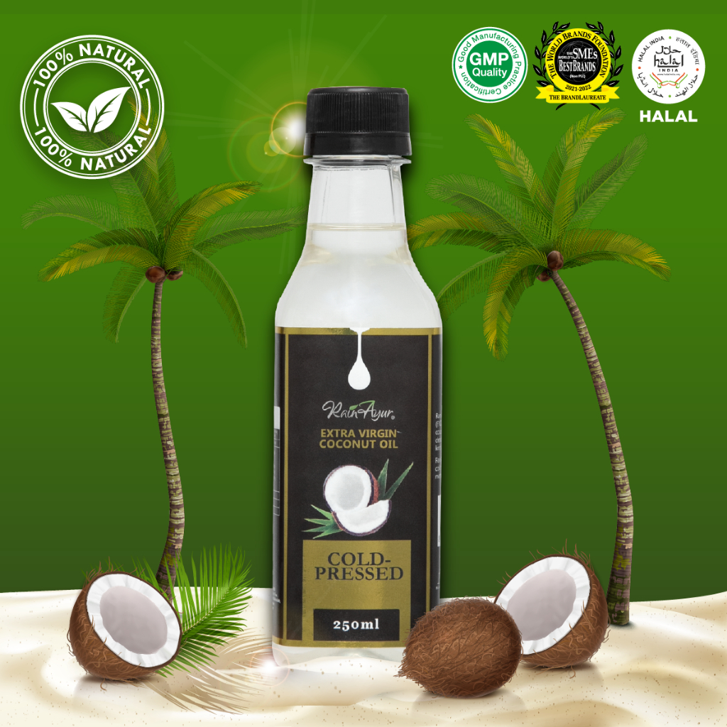 RainAyur Extra Virgin Coconut Oil (EVCO) 250ml [EXP Aug 2025