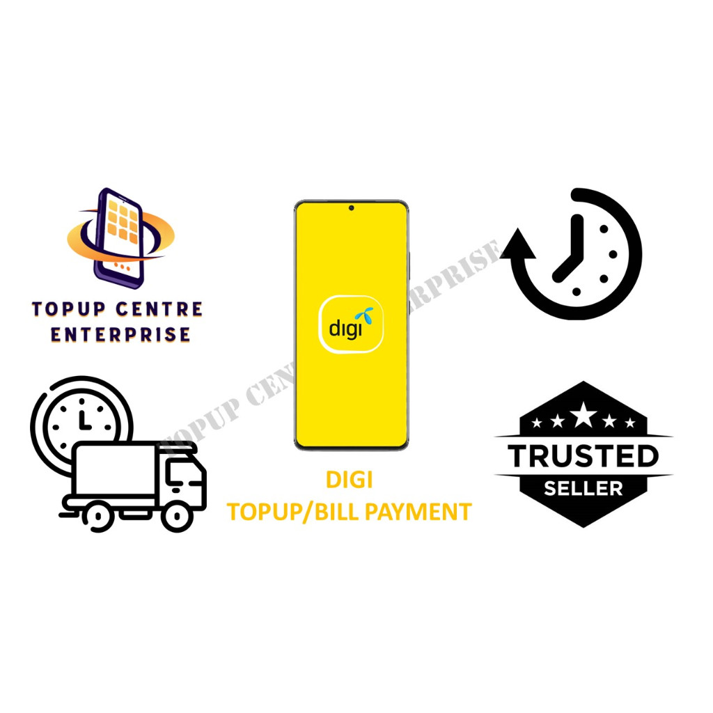 Digi Prepaid Topup/Postpaid Pay Bill **No Voucher** | Shopee Malaysia