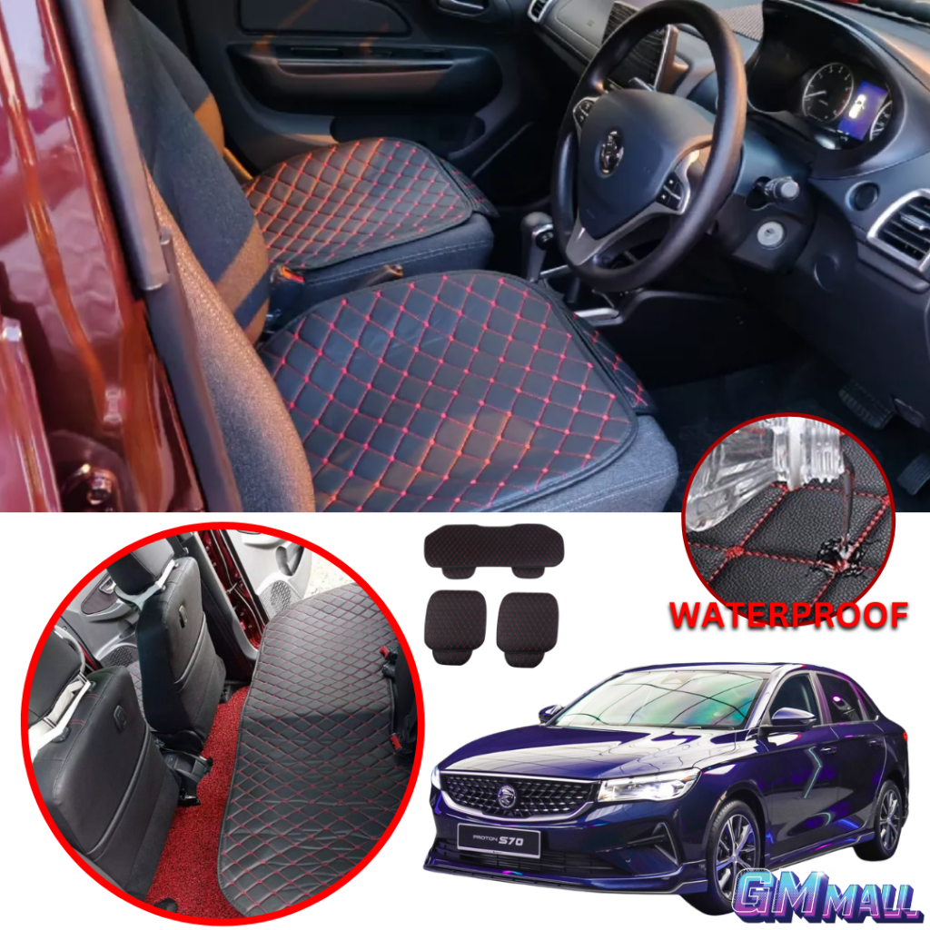 PROTON S70 Car Seat Cushion Cover Waterproof Sarung Kusyen Sofa
