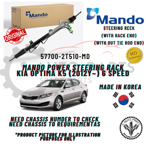 KIA OPTIMA K5 (2012Y~) 6 SPEED Power Steering Gear Rack Assy BRAND 100% ...