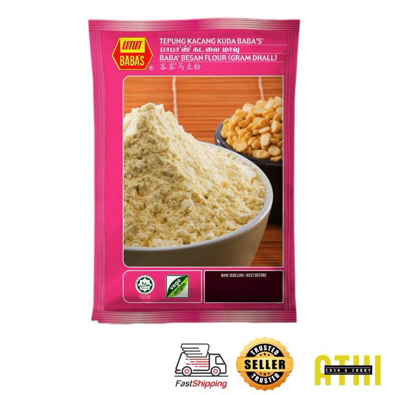 BABA'S besan flour ( gram dhall ) 500g | Shopee Malaysia