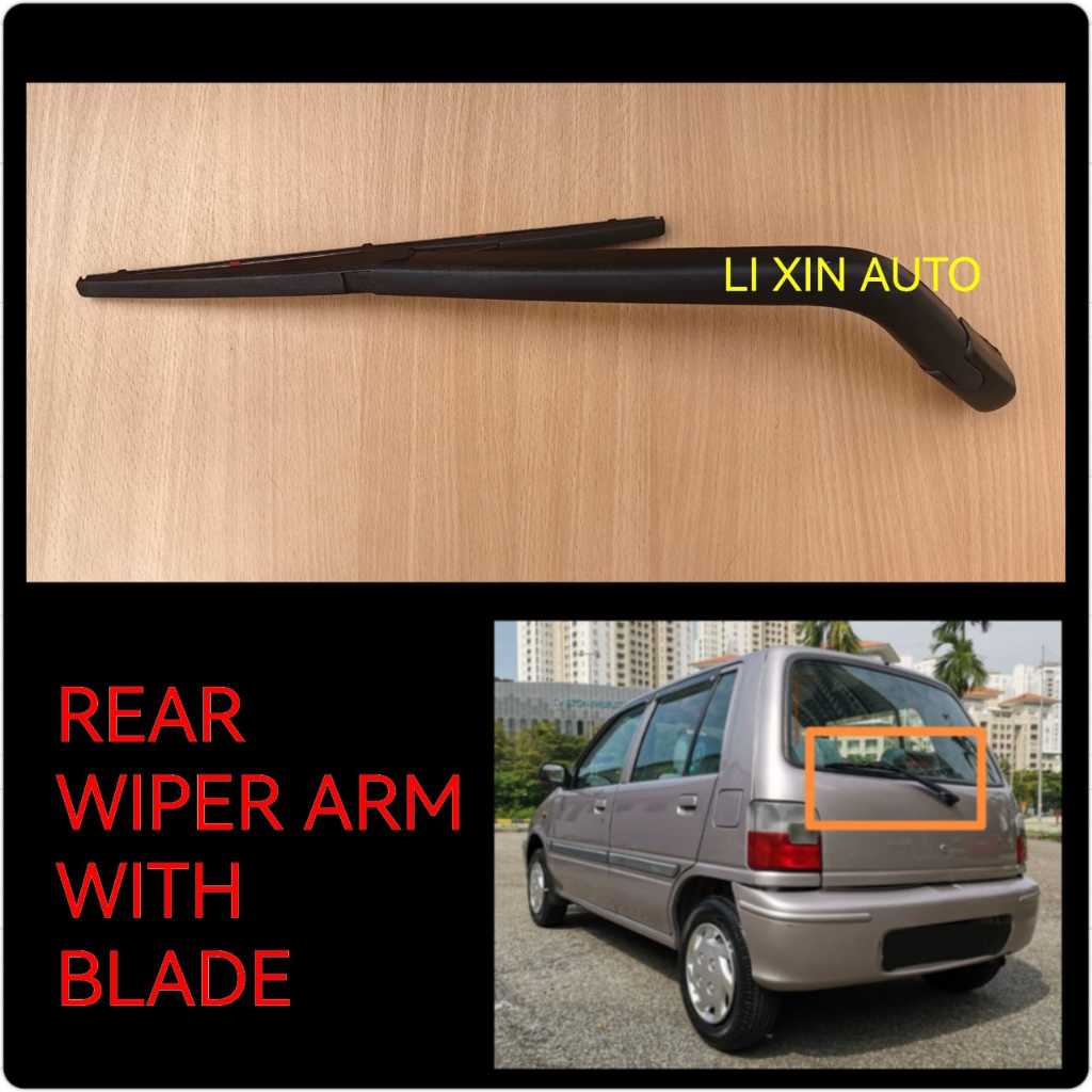 PERODUA KANCIL REAR WIPER ARM WITH BLADE Shopee Malaysia