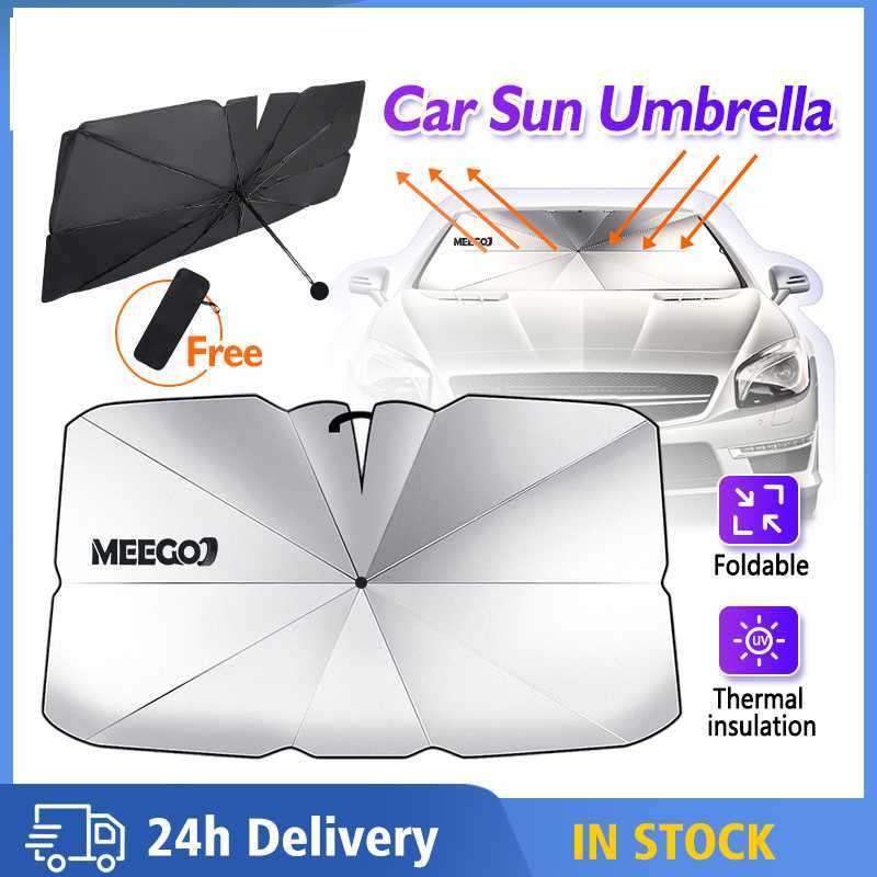 Car Sun shade Umbrella Car Windscreen UV Rays Heat Sun Visor Car Sun ...