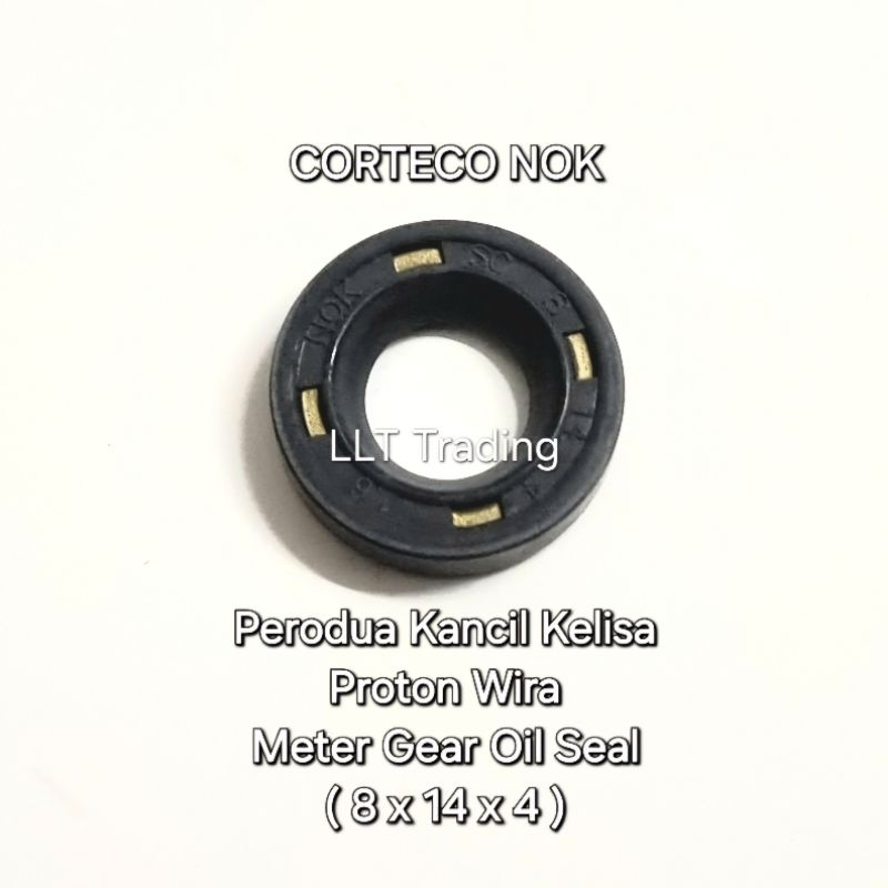 Perodua Kancil Kelisa Proton Wira Meter Gear Oil Seal (8x14x4) NOK ...