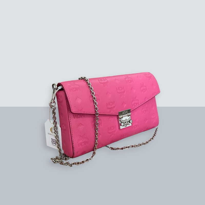 Original MCM Ottomar Monogram Medium Millie Crossbody Bag