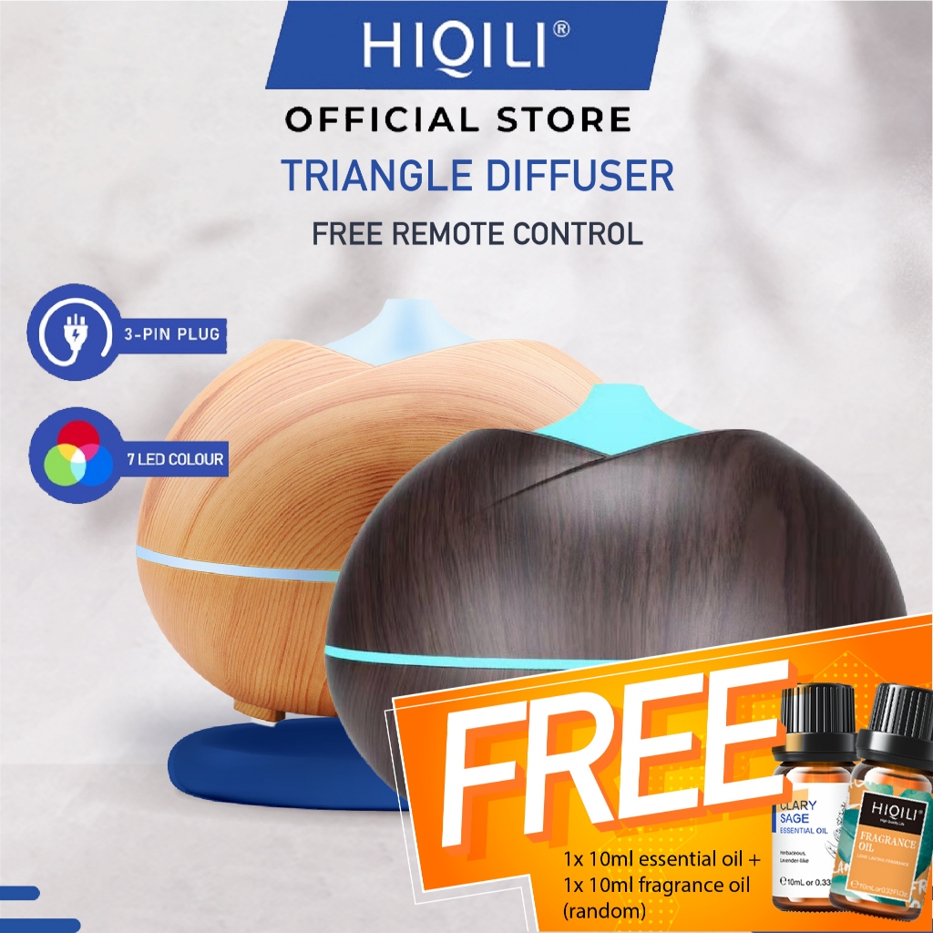 HiQiLi Triangle Humidifier Aroma Diffuser Aromaterapi Essential Oil ...