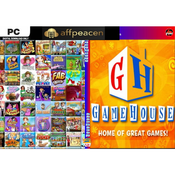 PC GAME 150 Mega Collection GameHouse Games - PC DIGITAL DOWNLOAD ...