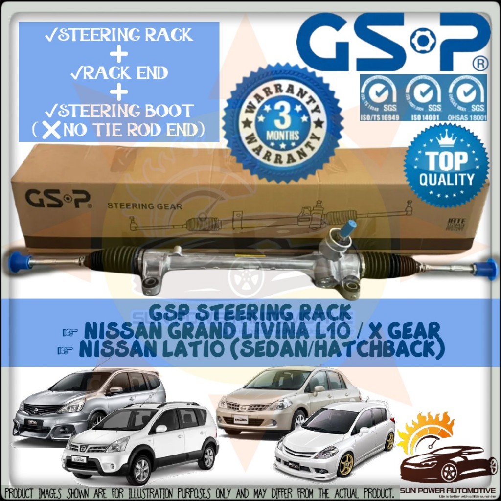 Nissan Grand Livina L10 / X-GEAR / Latio ORIGINAL GSP Power Steering ...
