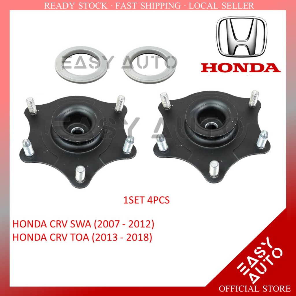 4pc Front Inner & Outer Tie Rod End Kit For 2007-2011 Honda CR-V 2WD 4WD - Greasable