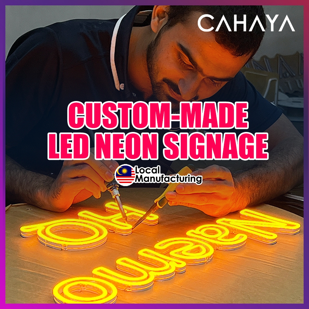 Custom Made LED Neon Sign / Lampu Neon Signage / Logo / Wordings