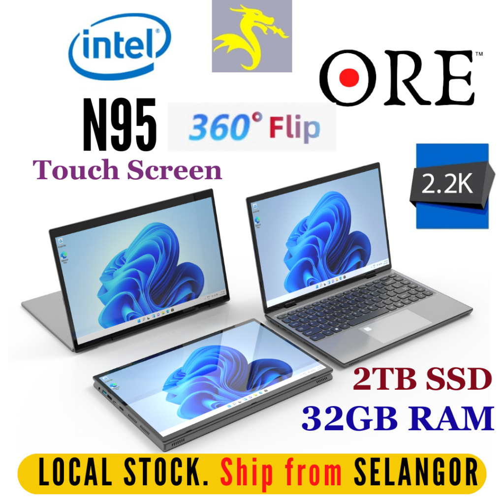 2026 ORE TX3 14 Windows Tablet Laptop 32GB DDR4 RAM 2TB SSD Computer My 11134207 7r98x