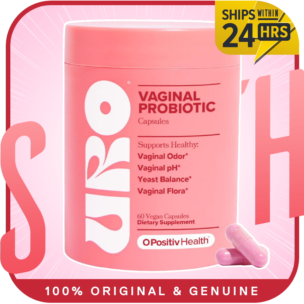 URO Vaginal Probiotics, pH Balance with Prebiotics & Lactobacillus ...