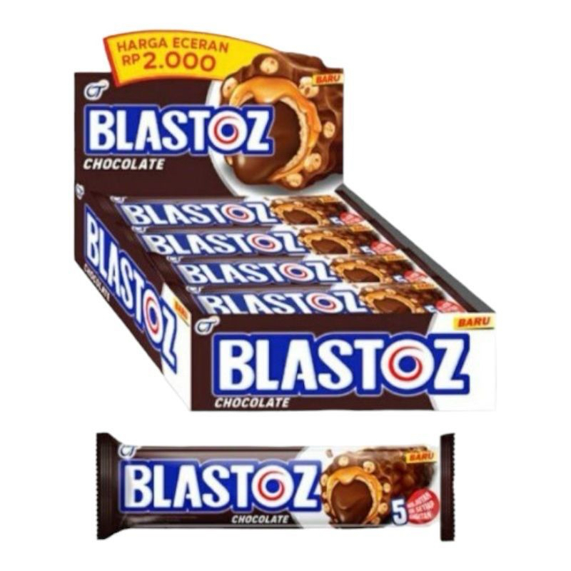 Blastoz chocolate Crispy Price 1 box Contains 12pics@24g Net Weight 1 ...