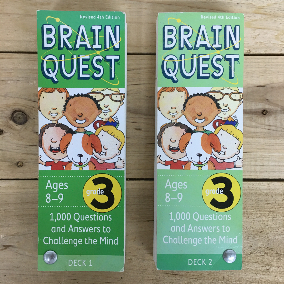 Brain Quest Set (Deck 1 & 2) for Grade 3 (Ages 8-9) (Preloved) | Shopee ...