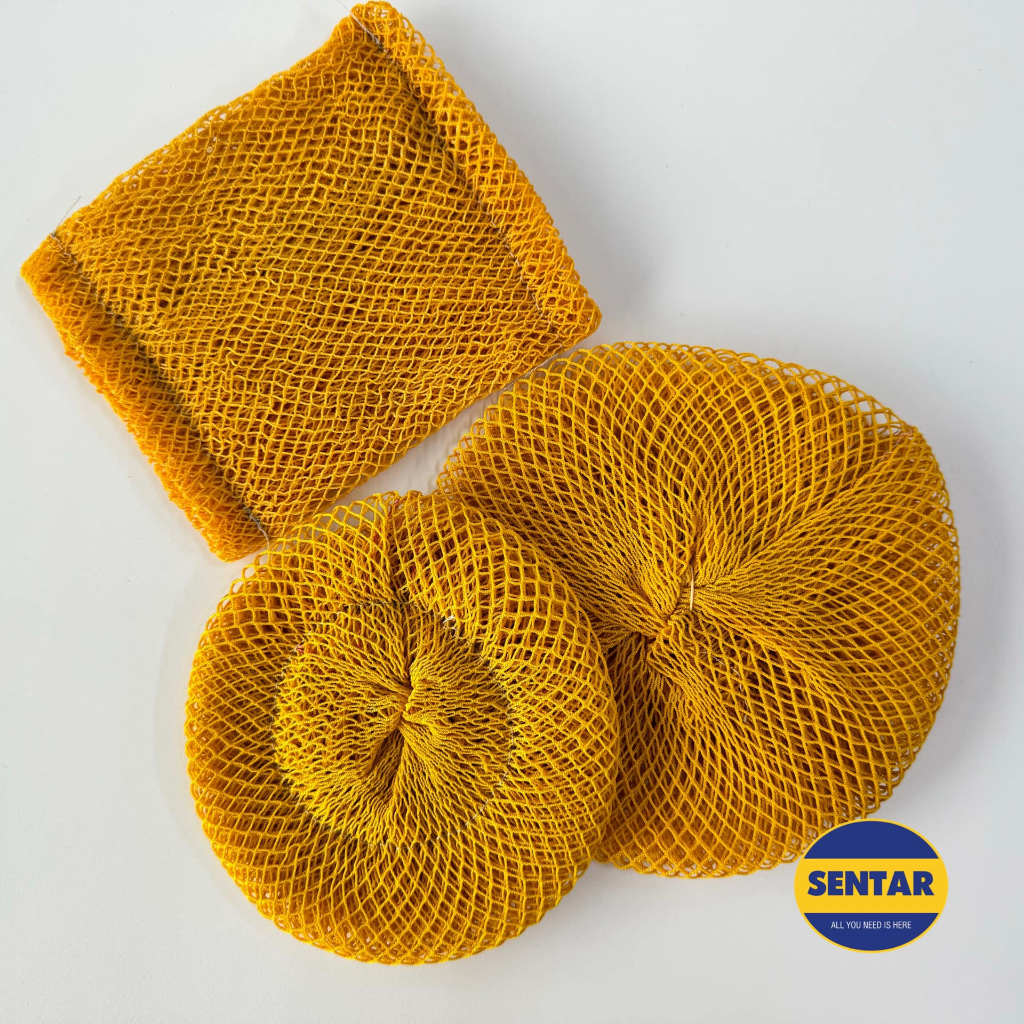 PCN BS-1/2/3 Round/Square Dish Washing Net Multipurpose Cleaning Fish ...