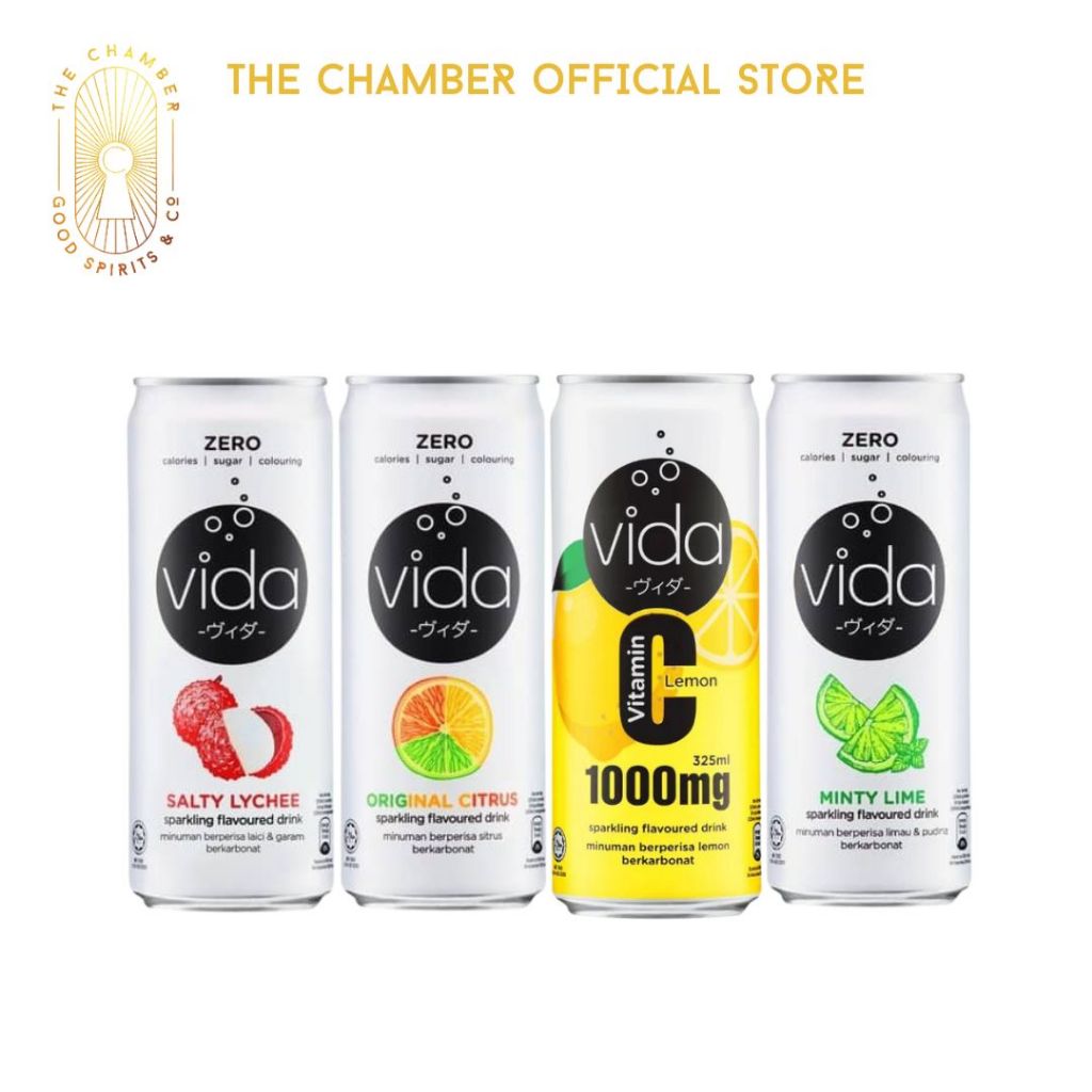 VIDA Sparking Drink - Vitamin C Lemon | Minty Lime | Original Citrus ...